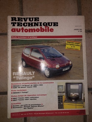 Revue technique auto - technique, renault