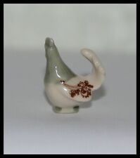 FÈVE DE COLLECTION EN PORCELAINE "POULE DÉCO, TRÈS TENDANCE " ANNÉE 2014 - NEUF