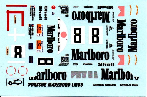 Decal porsche 956 lm - porsche,