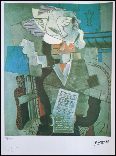 Pablo picasso femme avec x - pablo, 38