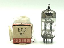 12AT7 / ECC81 Telefunken Siemens made, Tube, lampe, Röhre, Valve Lampa. NOS, NIB