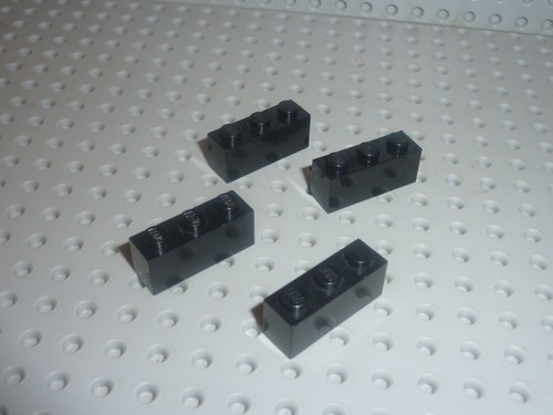 Lego brick 1x3 black - brick,