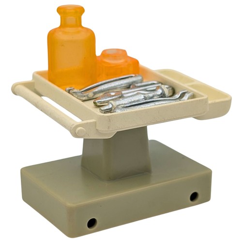 Playmobil table blanche/gris