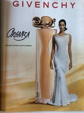 ◕ Publicité Vintage Advertising Luxe Parfum "Organza" GIVENCHY ◕ MAI 1998 ◕