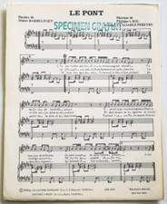 Partition vintage sheet music