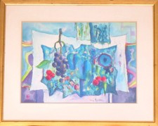 AGOSTINI    TONY   AQUARELLE  ENCADREE