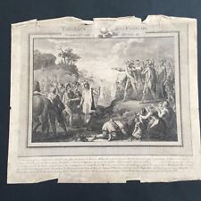 Gravure XVIIIè Serment De