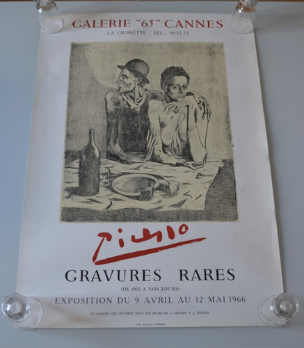Affiche exposition picasso - d'exposition,