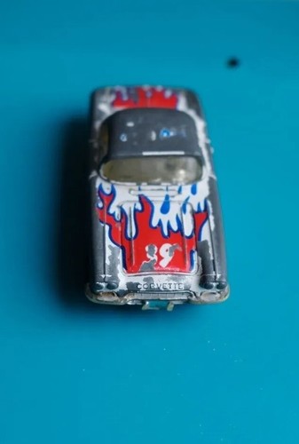 Matchbox 1962 corvette flamme - matchbox,