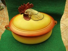 ANCIENNE SOUPIERE ou LEGUMIER prise tête de coq