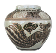 Ecole BIEN HOA Vase grès