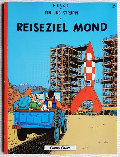 Tintin objectif lune - lune,