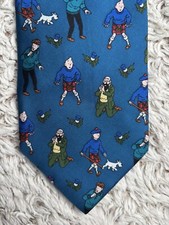 Cravate Tintin 100% soie