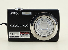 Nikon Coolpix S220 Digital Compact Camera Red 10,0MP 3x Zoom, Charger