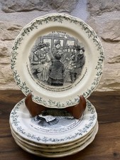 Lot de 6 assiettes parlantes