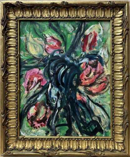 Expressionist antique bouquet - expressionist,