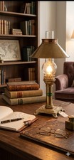 Lampe de bureau laiton style