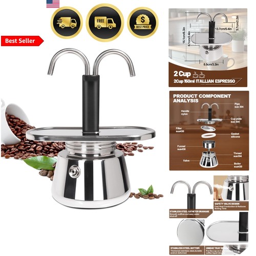 Coffee maker stainless steel - coffee,