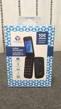 ** NEW ** LOT DE 8* TELEPHONES ALCATEL 2057 AVEC CARTE SIM PREPAYEE