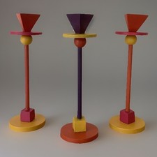 Ensemble Bougeoirs Konfeti IKEA Vintage Design Anna Efverlund Memphis  So 90’s