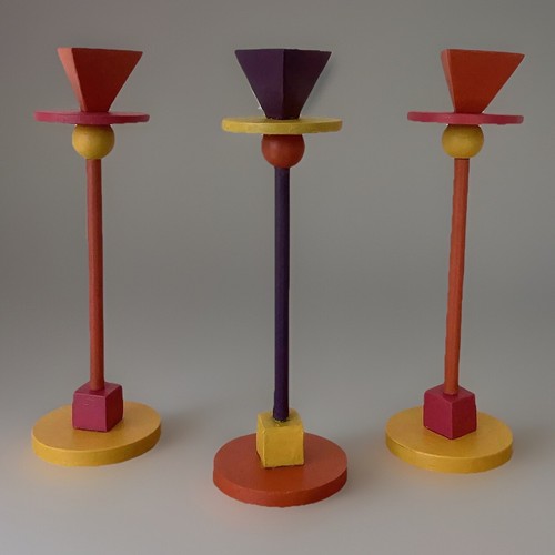 Ensemble bougeoirs konfeti - bougeoirs,