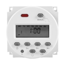 Relais De Temps Programmable Avec Contrôle Numérique LCD DC 12V 16A