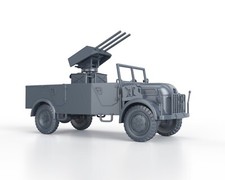 WWII GERMAN Steyr 1500 MG151 Drilling - 1/48 1/56 1/72 1/87 1/100 3D Print Resin