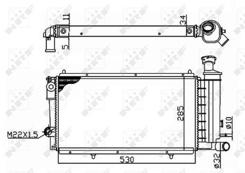 Nrf radiateur refroidissement - nrf,