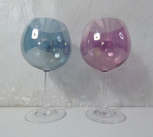 Verres pied en cristal - verres,
