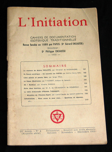 Initiation 4 - l'initiation,
