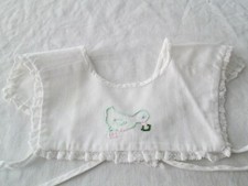 Bavoir ancien pour bébé - , ou