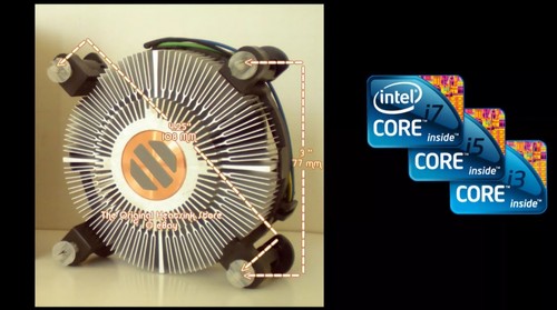 Intel heatsink cpu cooler - heatsink,