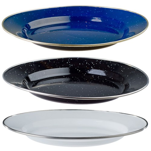 Assiette émaillée - a.b.,