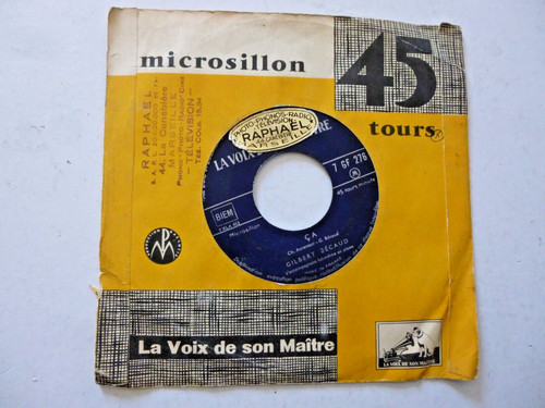 Disque microsillon 45t ancien - 45t,