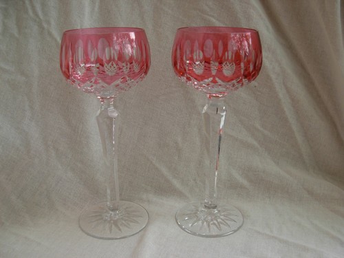 Verres cristal taille - 2,