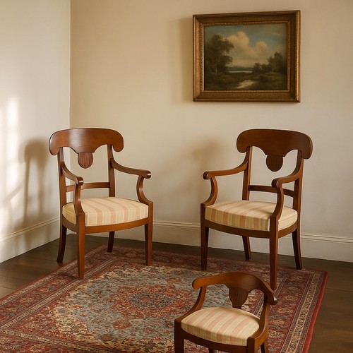 Fauteuils directoire anciens - fauteuils,