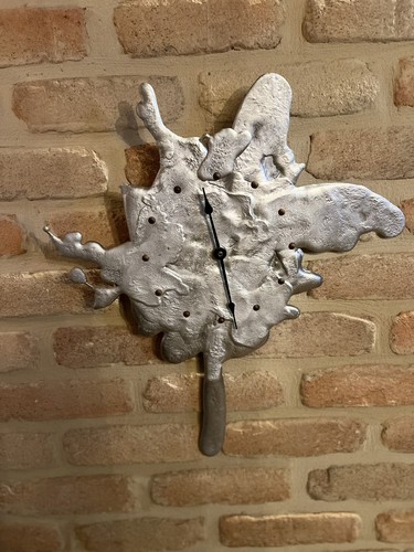 Horloge pendule aluminium - horloge,