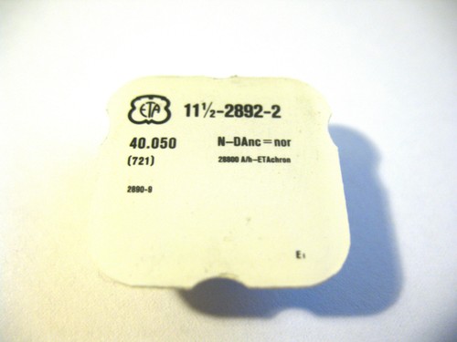 Eta 2892 2890 2891 - eta, 2892-2,2890-a9,2891