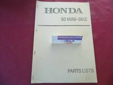 PARTS LIST D'OCCASION (COPIES) HONDA 50 MINI BIKES VENDU DANS L ETAT 25 €