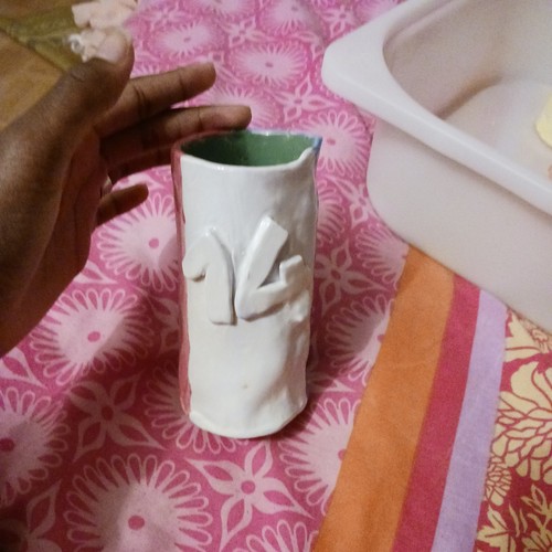 Pot céramique fait - pot, en