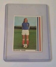 GLOWACKI FOOTBALL 78 EQUIPE FRANCE FEMININE  #23 RENÉE DELAHAYE no  panini 1978
