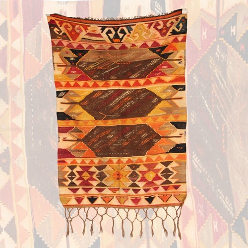 Kilim laine ancien - kilim,