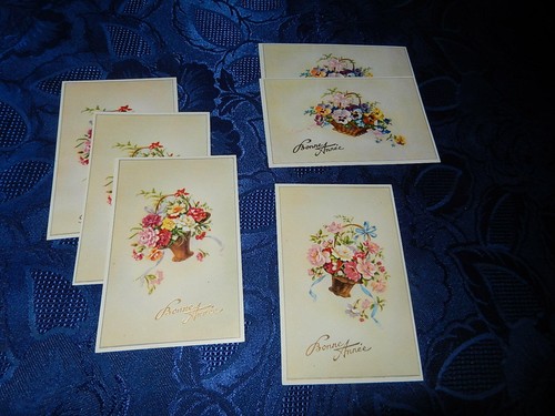 Lot cartes voeux - , bonne