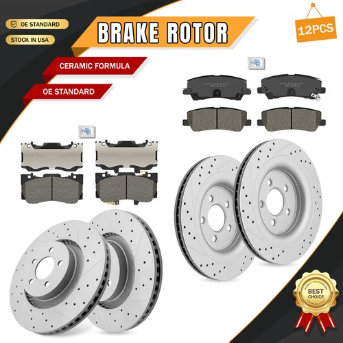 Front rear disc brake rotors - &,
