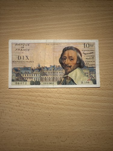 Billet 10 nouveaux - nf,
