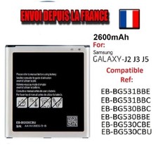 Batterie pour Samsung Galaxy J2-J3-J5 réf EB-BG530BBC /EB-BG531BBE 2600 mAh