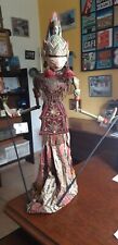 Marionnette indonésienne à tige Java 60 cm old Indonesia Wayang Golek rod puppet