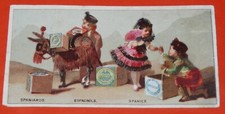 CHROMO 1885-1900 BISCUITS HUNTLEY PALMERS ESPAGNE ESPAÑA MULE MULET