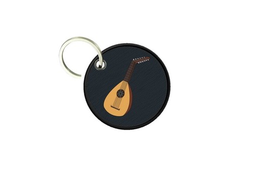 Porte cles clé clefs rond