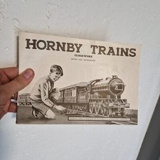 HORNBY GB catalogue affiche 1934 original bel état jep cr lr